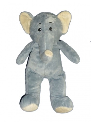 Peluche doudou elephant gris - doudou,