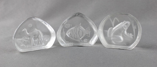 Set scultura vetro - 3x,