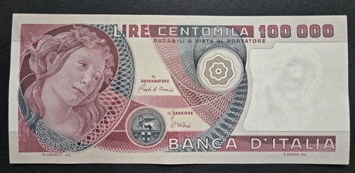 100000 lire botticelli - 100000, 10