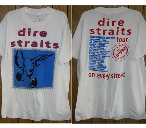 Maglietta dire straits concert - maglietta,