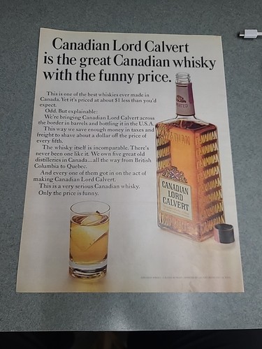 Canadese lord calvert whisky - canadese,