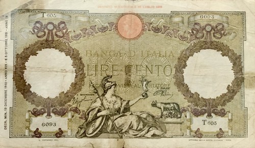 100 lire roma guerriera - 100,