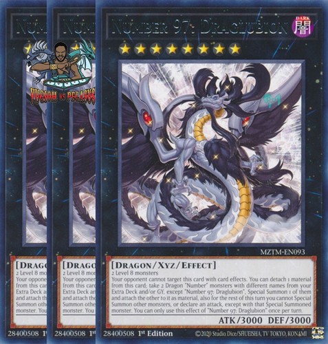 Yugioh numero 97 - yugioh!, 3x