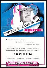 PUBBL. 1939 CUCINE AEQUETOR SMALTERIA E METALLURGICA VENETA BASSANO DEL GRAPPA