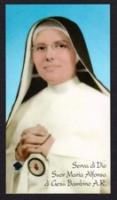 S.d.D MARIA ALFONSA DI GESU' BAMBINO A - CON RELIQUIA - mm. 63 X 113