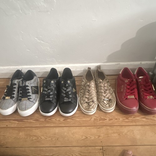 Sneakers basse con lacci guess - basse,