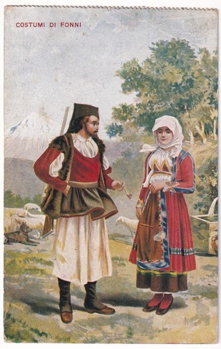 P05021 cartolina costumi di - p05021,