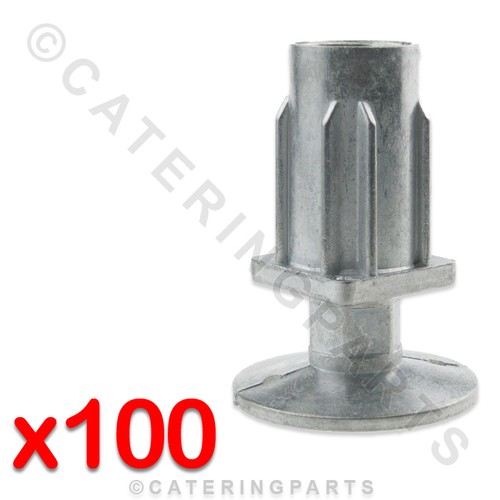 Gambe tavolo quadrate - gambe, 100x30mm