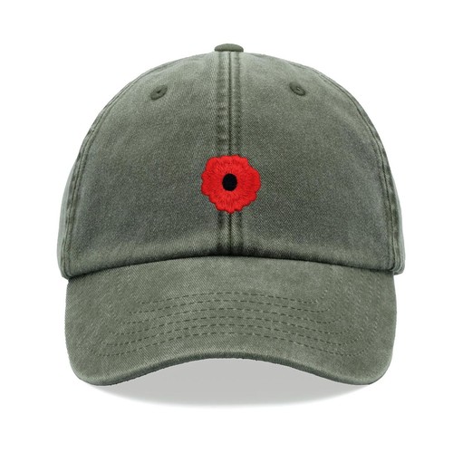 Rosso papavero cappello - rosso,