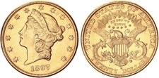 USA 20 dollari oro 1897 S