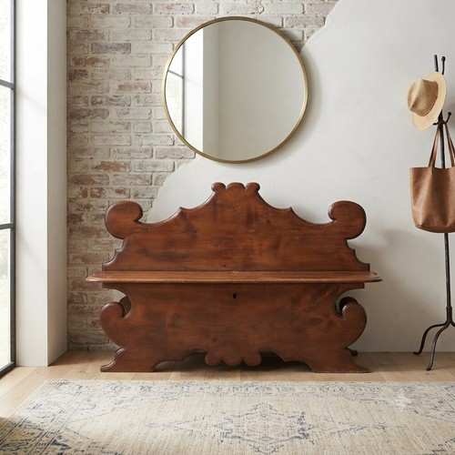 Panca antica rovere tinto noce - tinto,