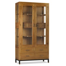 VETRINA VINTAGE LIBRERIA INDUSTRIAL CHIC 100X40H190 mobili etnici legno massello