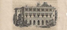 Stampa antica MILANO VILLA