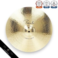 PAiSTe Signature The Line Mellow Crash 18" Cymbal Rock Soft Sound Japan nuovo