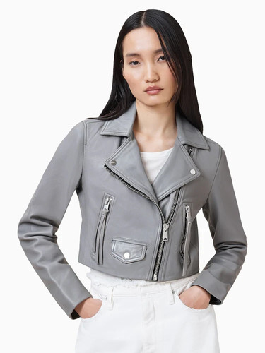 Giacca allsaints elora grigio - giacca,