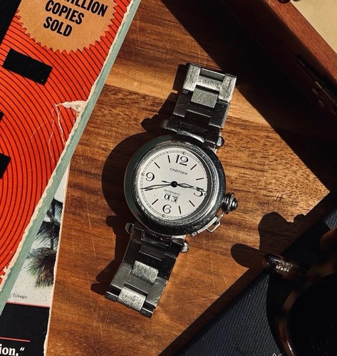 Cartier pasha big date - c,