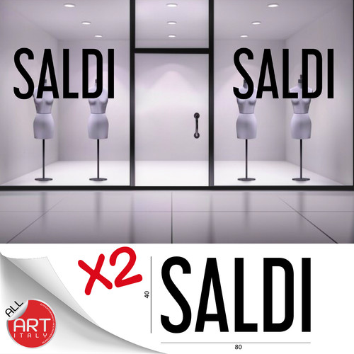 Vetrofania adesivi saldi - 2,