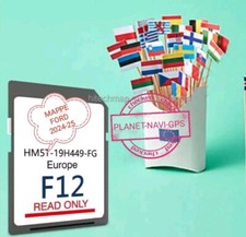 SD MAPPE FORD EUROPA 2024-25 F 12 + AUTOVELOX PER SISTEMI SYNC 2 " VEDERE FOTO "