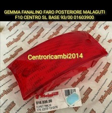 GEMMA FANALINO FARO POSTERIORE ROSSO MALAGUTI F10 CENTRO SL BASE STOP  01603900