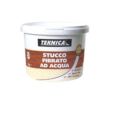 STUCCO FIBRATO ad acqua per interni ed esterni pasta muro legno 1 KG TEKNICA