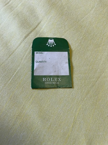 Rolex bustina sachet parti - bustina,