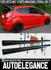 SOTTO PORTA PER FORD FIESTA MK7 2008-2017 3 PORTE MINIGONNE LATERALI LOOK ST ABS
