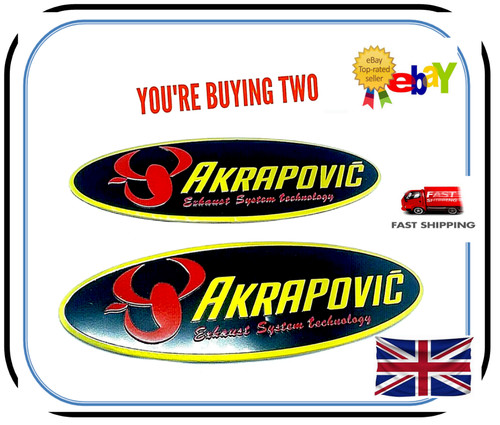 Akrapovic adesivo scarico - akrapovic,