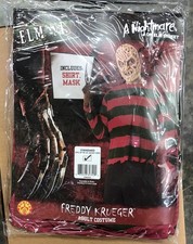 Costume Halloween Freddy Krueger Nighmare On Elm Street adulto rubini standard
