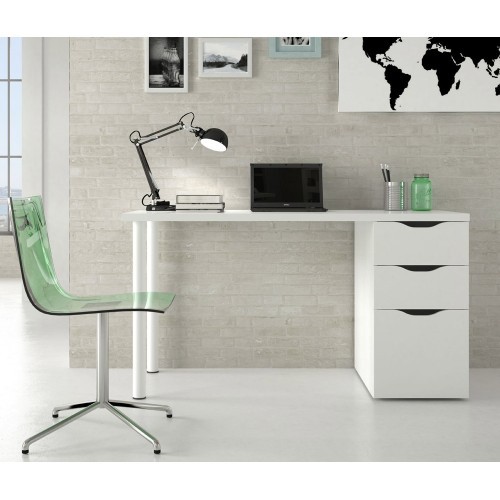 Scrivania bianco 140x60 - scrivania,