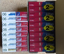 Lotto 18 cassette Sony Video8