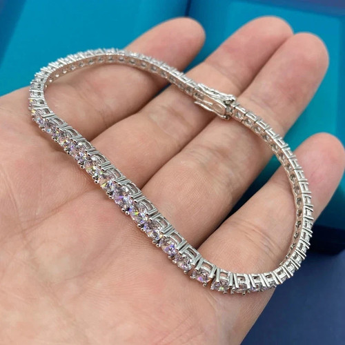 Bracciale tennis 8ct - 8ct, taglio