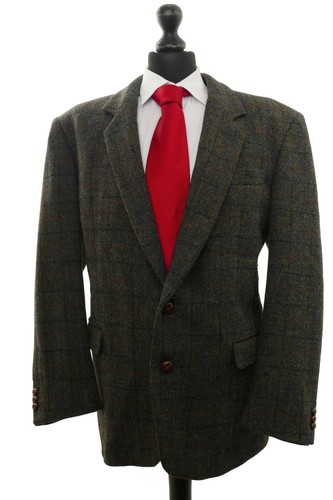 Harris tweed giacca - uomo, 28