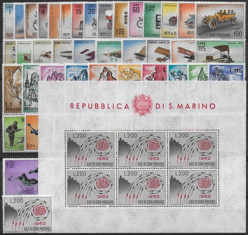 1962 san marino annata - 1962,