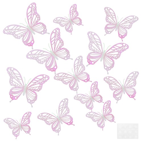 Butterflies wall stickers - 3d,