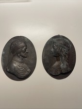 Placche bronzo antiche dante - bronzo,