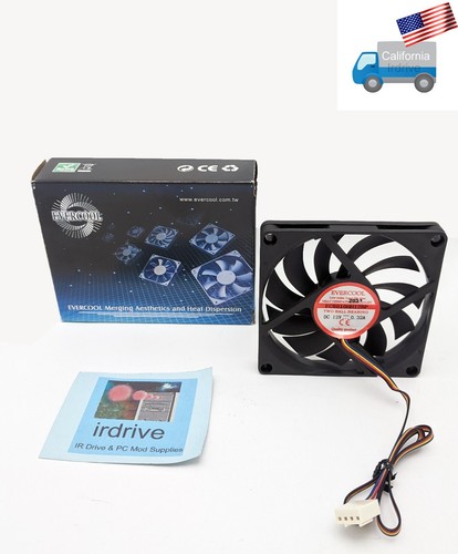 Evercool 80mmx10mm 4pin - , 2x