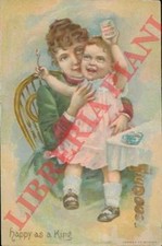 Armour's Beef Extract. Chicago - Mamma con bambino e vasetto d'estratto.