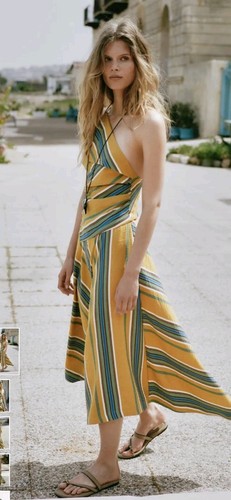 Abito midi zara assimetrico - zara,