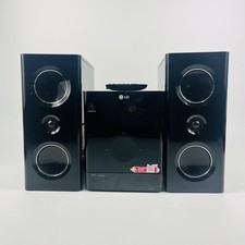 LG Micro Hi-Fi System LFA840 CD AUX ingresso iPod con altoparlanti e telecomando TESTATO