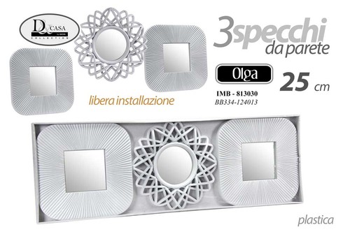 Set specchi parete - 3,