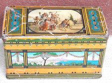 Antica Scatola In Latta Da