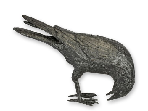 Una scultura bronzo - una, in