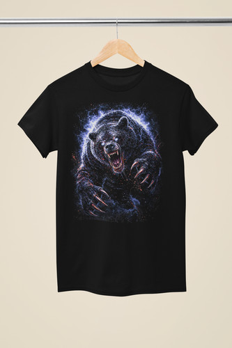 Maglietta grizzly bear blue - maglietta,