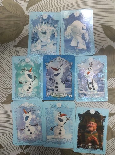 Card carte frozen olaf pupazzo - card,