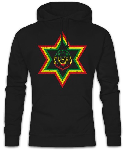 Felpa con cappuccio rasta star - con,