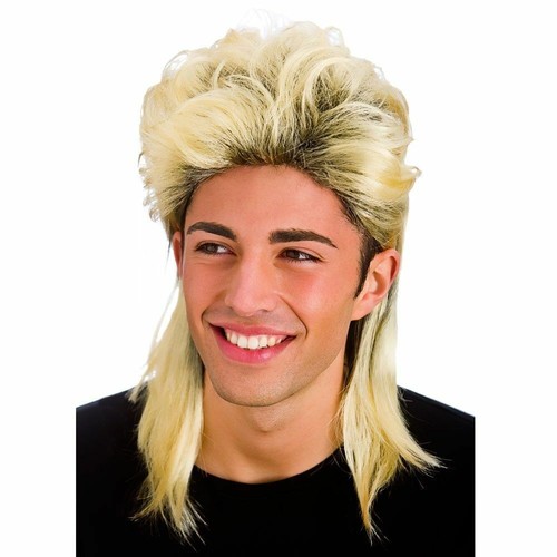 Parrucca mullet anni bionda - parrucca, 80