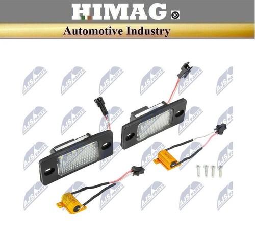 Coppia luci targa led per - coppia,