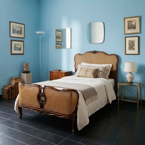 Letto singolo antico stile - singolo,