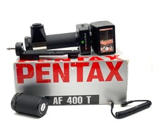 Flash Pentax AF 400 T in confezione originale fotocamera flash flash flash a innesto luce flash