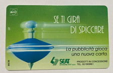 SCHEDA TELEFONICA TELECOM L. 5.000 SEAT SE TI GIRA DI SPICCARE   NUOVA